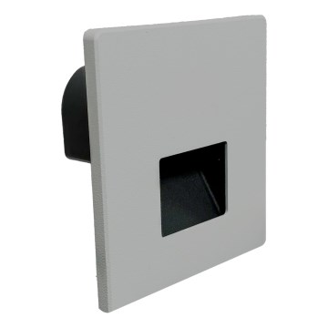 Brilagi - LED-trapparmatur JACK LED/3W/230V 3000/4000/6500K IP65 grå