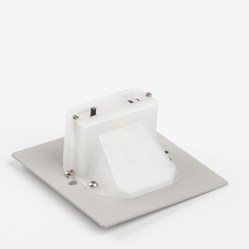 Brilagi - LED-trapparmatur med rörelse- och skymningssensor JACK LED/1,5W/230V 3000/4000/6500K svart