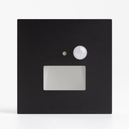 Brilagi - LED Trappbelysning med rörelsesensor JACK LED/1,5W/230V 3000K/4000K/6500K svart
