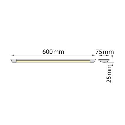 Brilagi - LED lampa för undersidan av köksskåp AVERO LED/16W/230V 60 cm