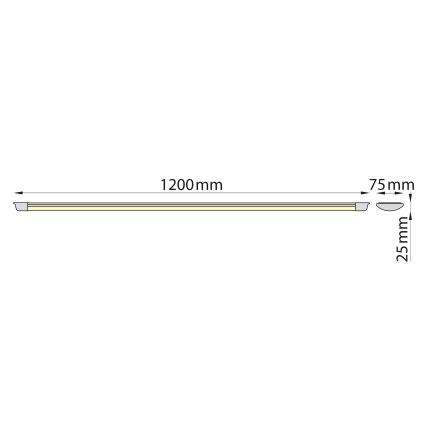 Brilagi - LED lampa för undersidan av köksskåp AVERO LED/32W/230V 120 cm
