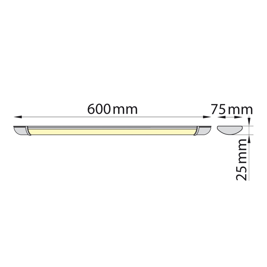 Brilagi - LED lampa för undersidan av köksskåp LUMA LED/16W/230V 60 cm