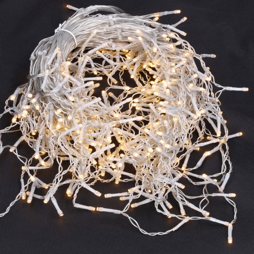 Brilagi - LED utomhus julgardin 360xLED/8 funktioner 14m IP44 varmvit istappar