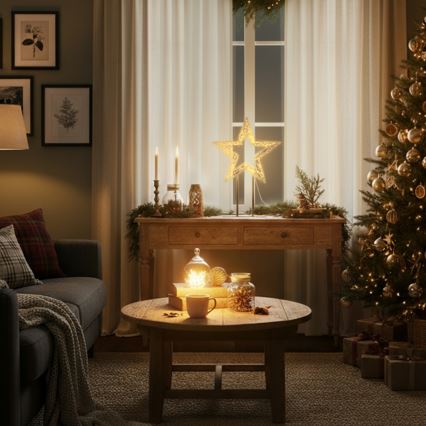 Brilagi - LED utomhus juldekoration LED/3,6W/230V IP44 44x30 cm stjärna