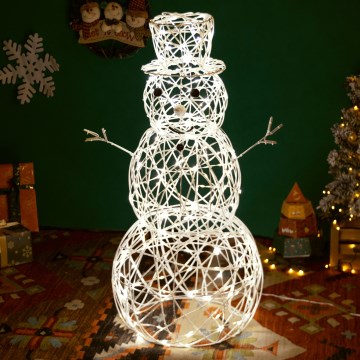 Brilagi - LED utomhus juldekoration LED/3,6W/31/230V 2700K 60 cm IP44 snögubbe