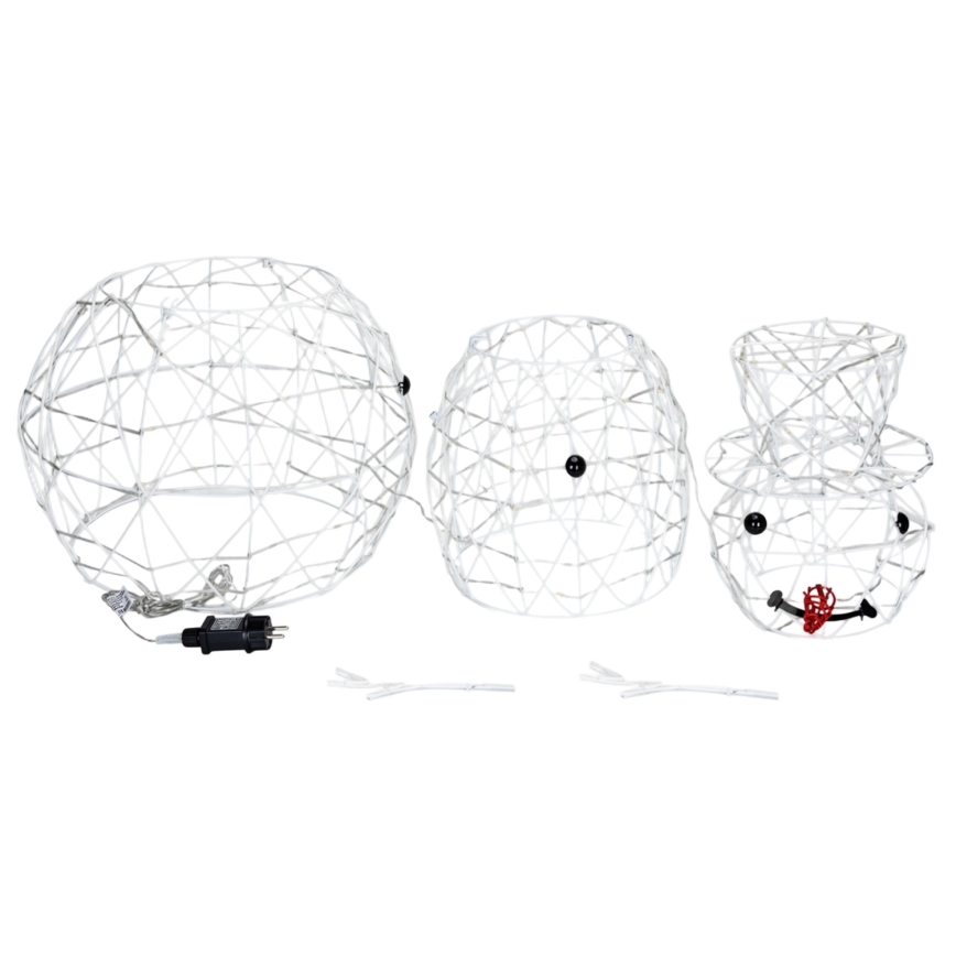 Brilagi - LED utomhusdekoration för jul LED/3,6W/31/230V 6500K 90 cm IP44 snögubbe