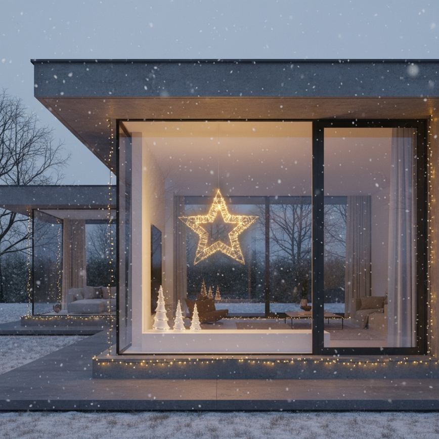 Brilagi - LED utomhus-juldekoration LED/6W/230V IP44 50x48 cm stjärna