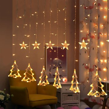 Brilagi - LED utomhus julgardin 138xLED/8 funktioner 5m IP44 varmvit