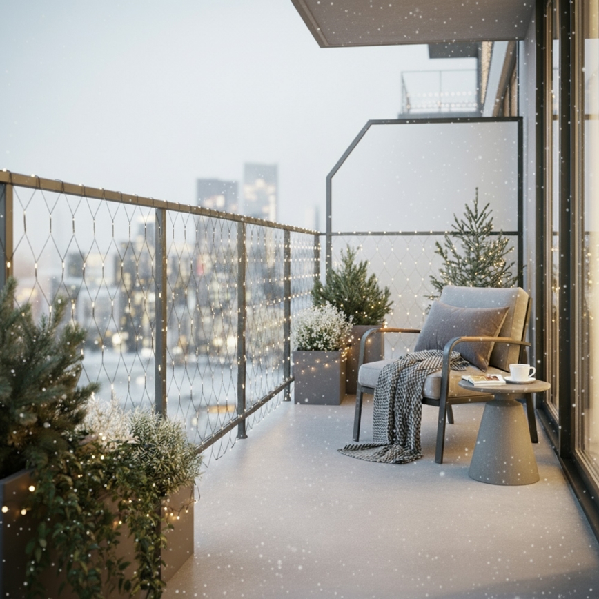 Brilagi - LED utomhus julgardin 160xLED 7x2m IP44 varmvit