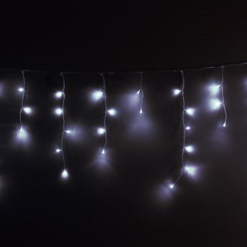 Brilagi - LED utomhus julgardinsljus 400 LED/8 funktioner 23 m IP44 kallvit