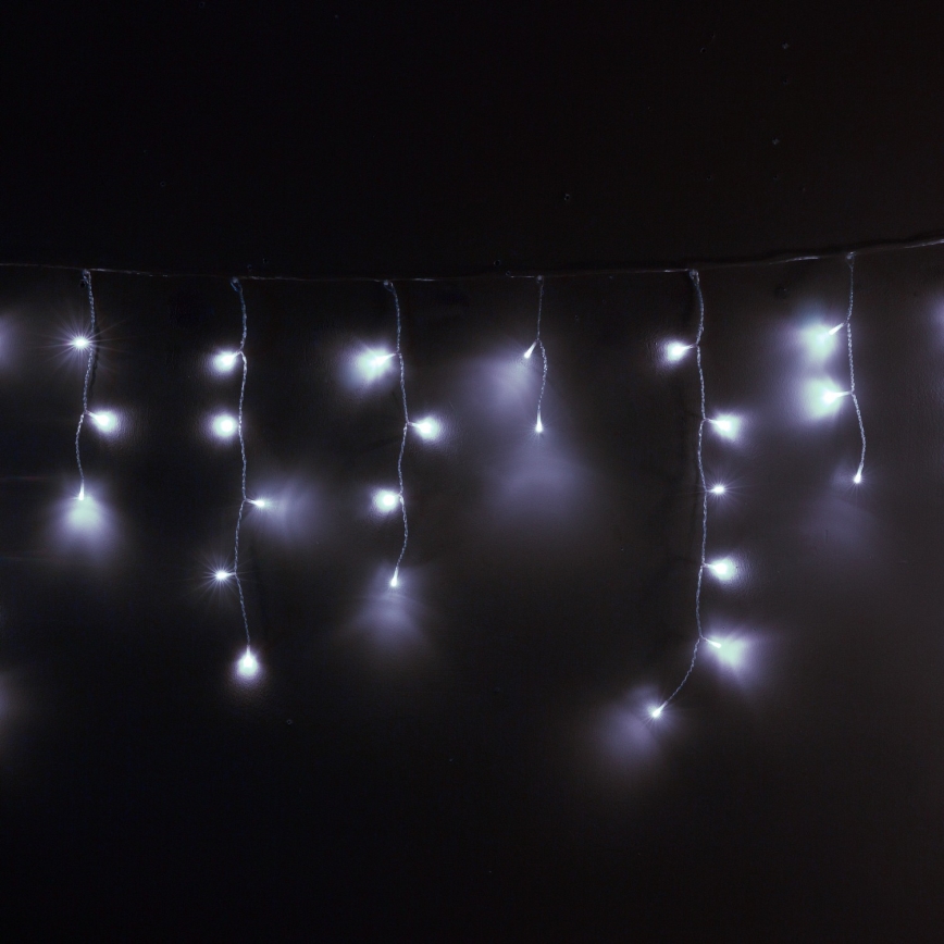 Brilagi - LED utomhus julgardinsljus 400 LED/8 funktioner 23 m IP44 kallvit