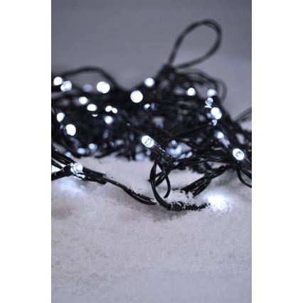Brilagi - LED utomhus julljusslinga   100xLED 13 m IP44 kall vit
