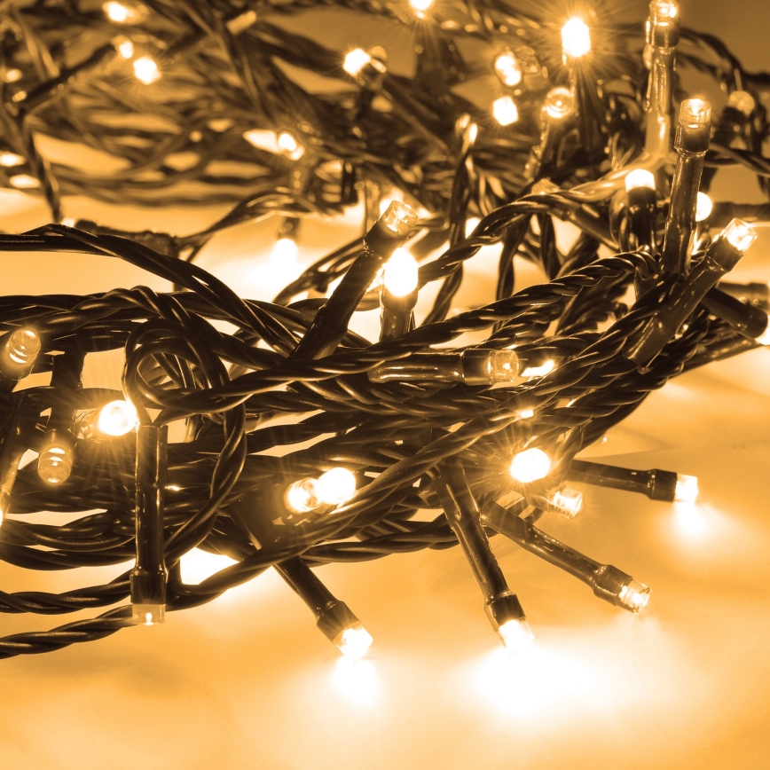 Brilagi - LED utomhus julljusslinga   100xLED/8 funktioner 13 m IP44 varm vit