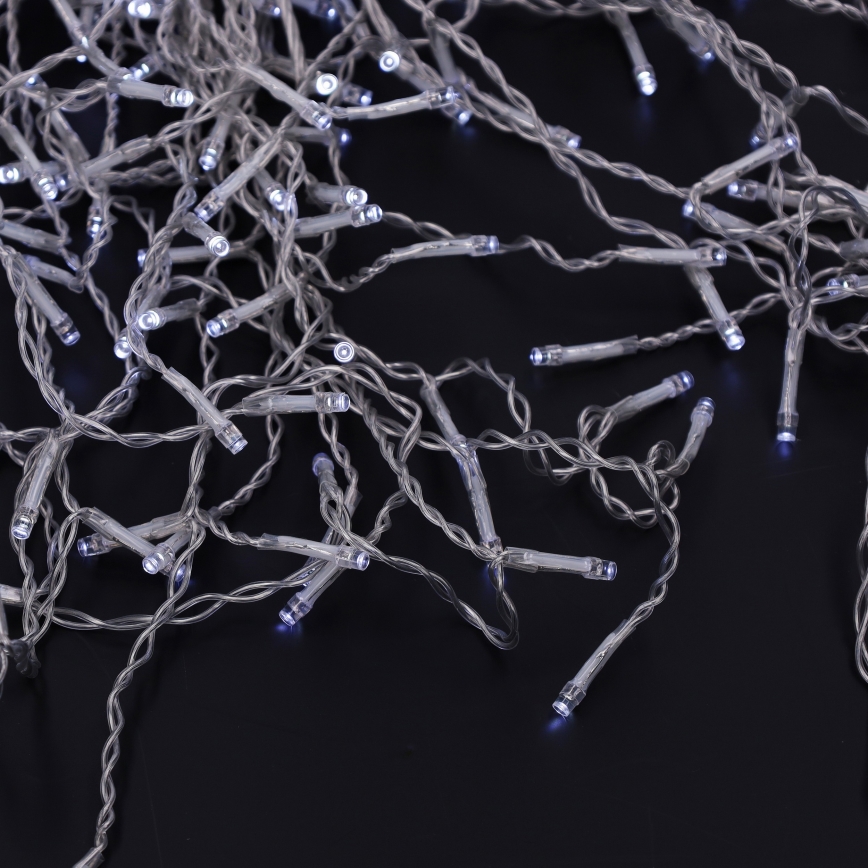 Brilagi - LED utomhus istappsljusslinga 200 LED/8 funktioner 13 m IP44 kallvit