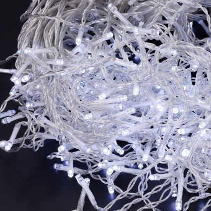 Brilagi - LED utomhus istappsljusslinga 200 LED/8 funktioner 13 m IP44 kallvit