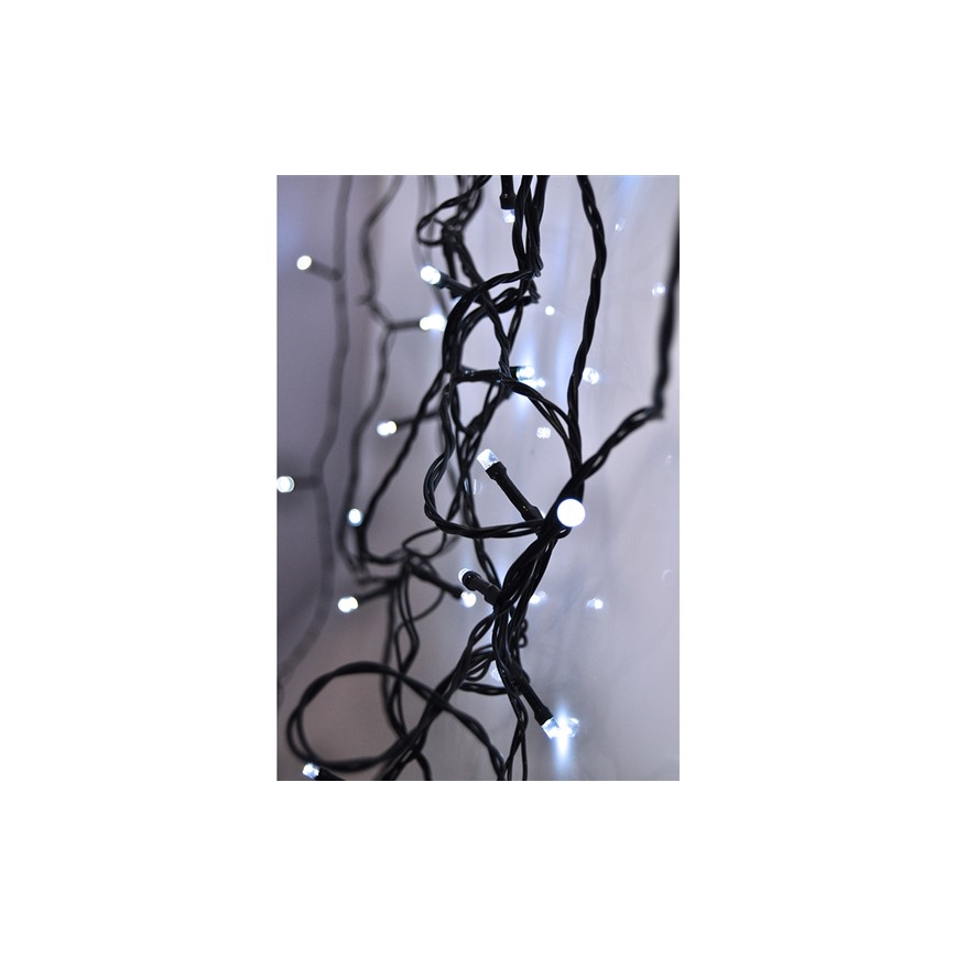 Brilagi - LED Utomhus ljusslinga 500xLED/8 funktioner 55m IP44 kall vit
