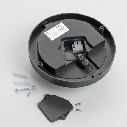 Brilagi - LED Utomhustaklampa LED/13W/230V Ø 17 cm IP54 antracit