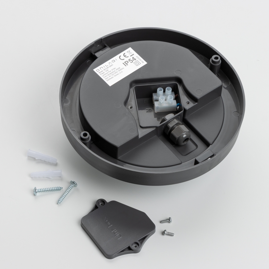Brilagi - LED Utomhustaklampa LED/13W/230V Ø 17 cm IP54 antracit