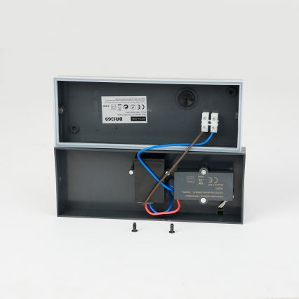 Brilagi - LED utomhusväggarmatur med rörelsesensor TESSI LED/10W/230V antracit IP54