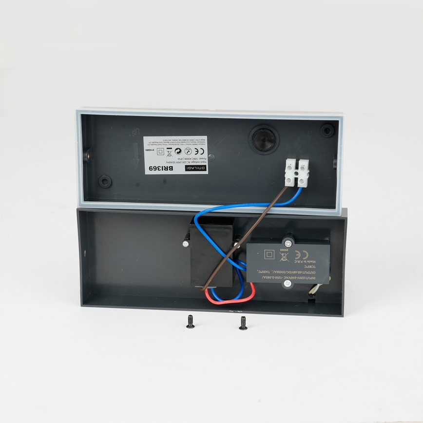 Brilagi - LED utomhusväggarmatur med rörelsesensor TESSI LED/10W/230V antracit IP54