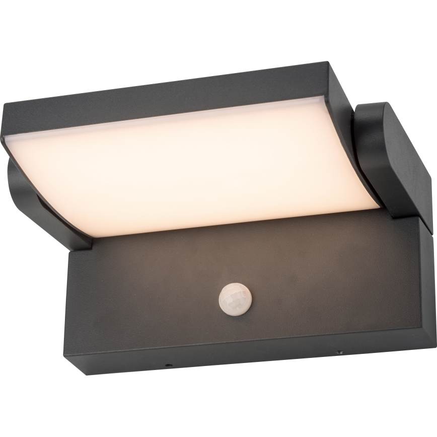 Brilagi - LED Utomhus vägglampa med sensor ANKLE LED/12,5W/230V IP54
