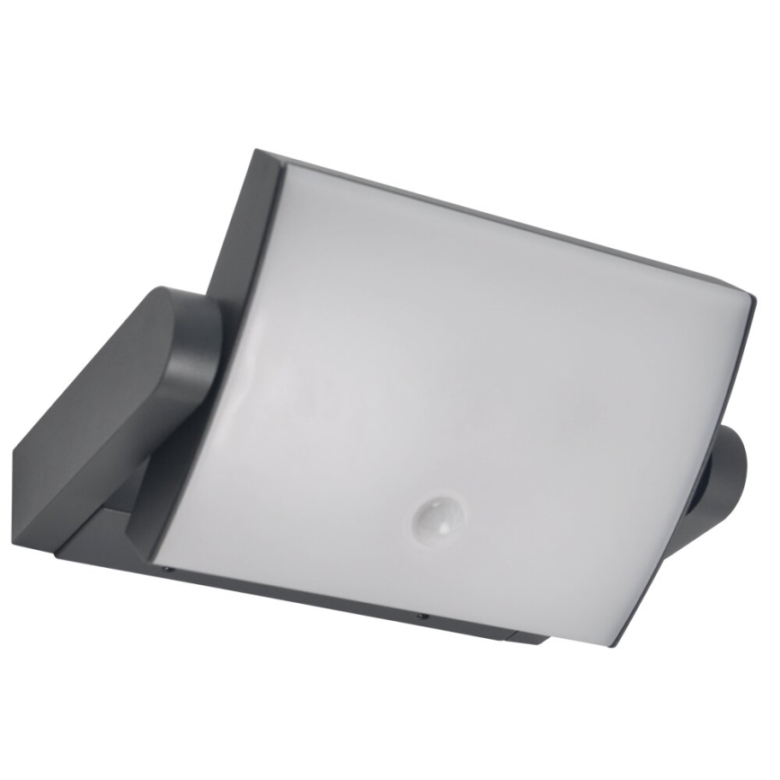 Brilagi - LED Utomhus vägglampa med sensor ANKLE LED/18W/230V 3000K IP65 antracit