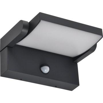 Brilagi - LED Utomhus vägglampa med sensor ANKLE LED/18W/230V 4000K IP65 antracit