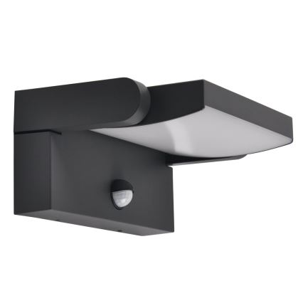 Brilagi - LED Utomhus vägglampa med sensor ANKLE LED/18W/230V 4000K IP65 antracit