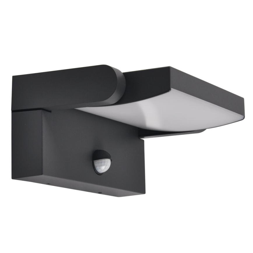Brilagi - LED Utomhus vägglampa med sensor ANKLE LED/18W/230V 4000K IP65 antracit