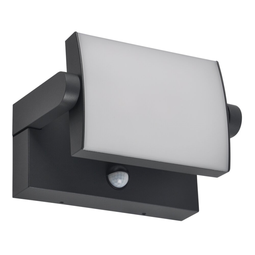 Brilagi - LED Utomhus vägglampa med sensor ANKLE LED/18W/230V 4000K IP65 antracit