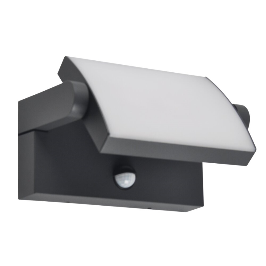 Brilagi - LED Utomhus vägglampa med sensor ANKLE LED/18W/230V 4000K IP65 antracit