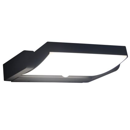 Brilagi - LED Utomhus vägglampa med sensor ANKLE LED/18W/230V 4000K IP65 antracit