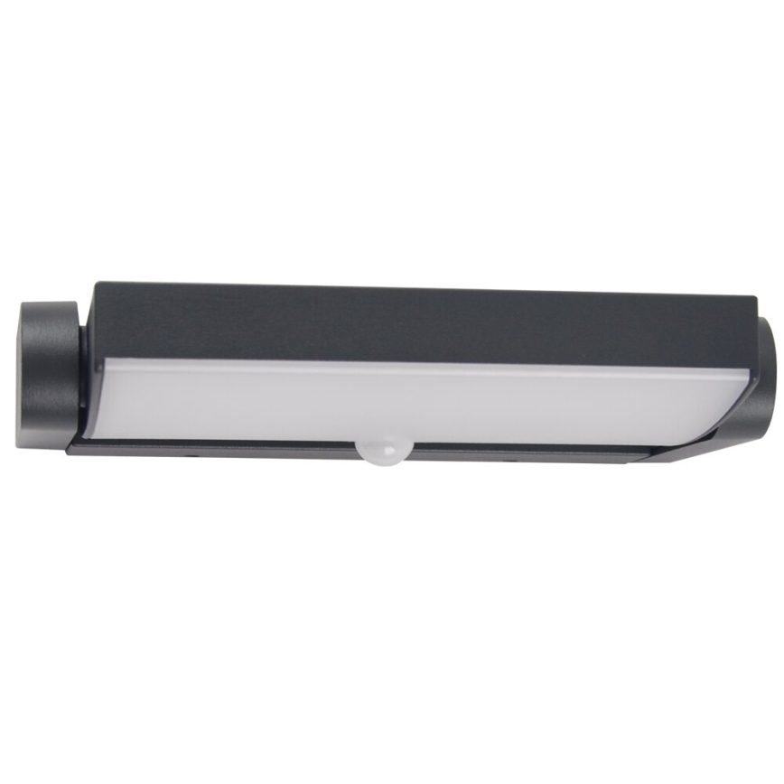 Brilagi - LED Utomhus vägglampa med sensor ANKLE LED/18W/230V 4000K IP65 antracit