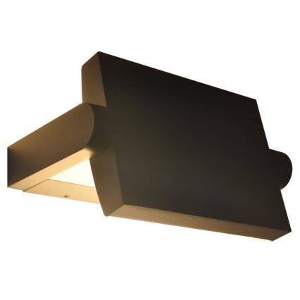 Brilagi - LED Utomhus vägglampa med sensor ANKLE LED/18W/230V 4000K IP65 antracit