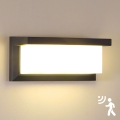 Brilagi - LED Utomhus vägglampa med sensor BRICKY LED/12W/230V antracit IP54