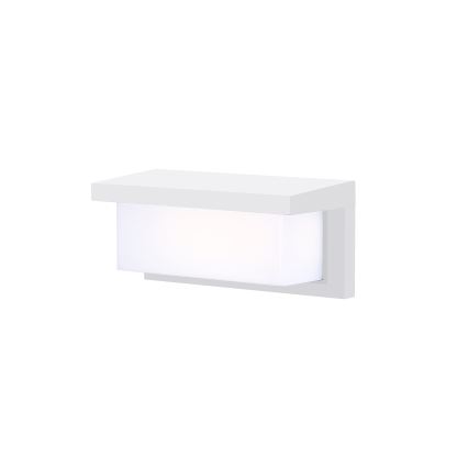 Brilagi - LED Utomhus vägglampa med sensor BRICKY LED/12W/230V vit IP54
