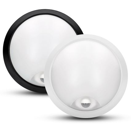 Brilagi - LED Utomhus vägglampa med sensor 2i1 BULKHEAD LED/20W/230V IP65