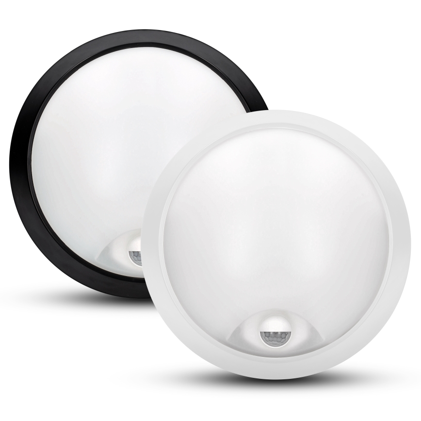 Brilagi - LED Utomhus vägglampa med sensor 2i1 BULKHEAD LED/20W/230V IP65