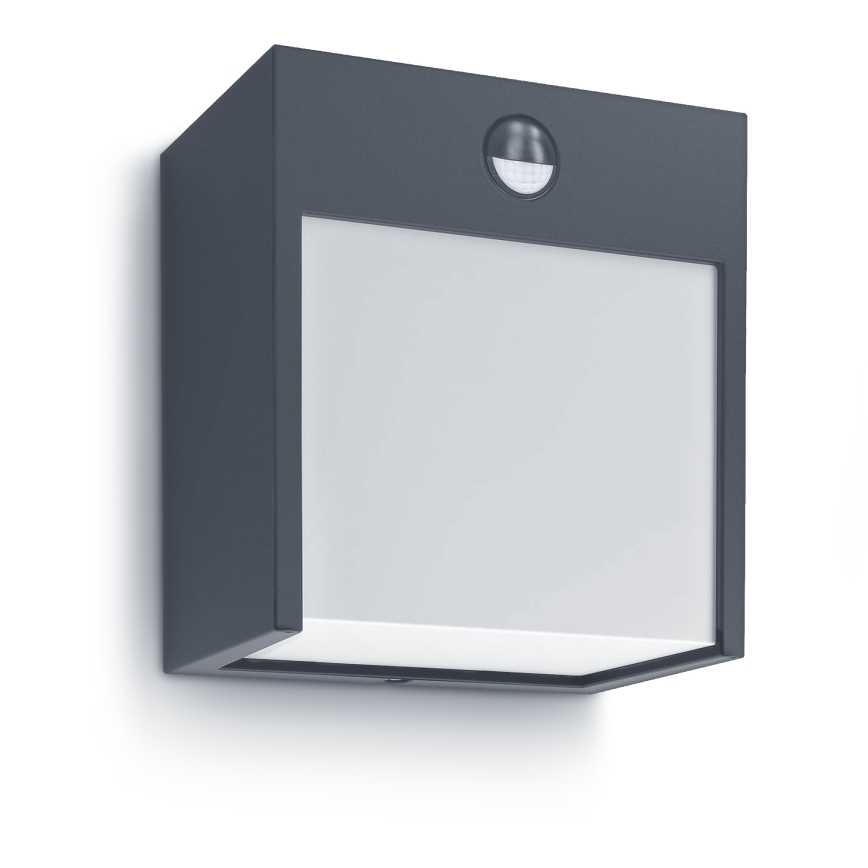 Brilagi - LED Utomhus vägglampa med sensor TERNI LED/12W/230V antracit IP44