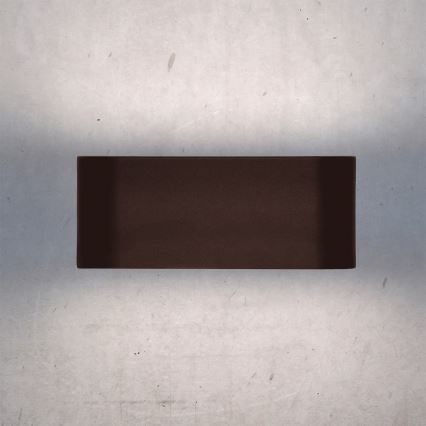 Brilagi - LED utomhusvägglampa BARI LED/7W/230V 3000/4000/6000K brun IP54