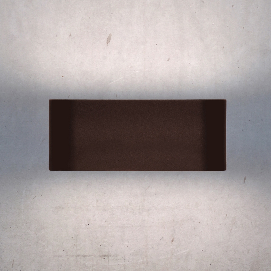 Brilagi - LED utomhusvägglampa BARI LED/7W/230V 3000/4000/6000K brun IP54