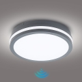 Brilagi - LED Utomhusbelysning med sensor BENE LED/24W/230V Ø 26 cm antracit IP54