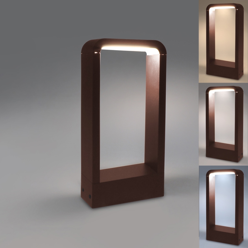 Brilagi - LED Utomhuslampa BARI LED/7W/230V 3000/4000/6000K brun IP54 30 cm