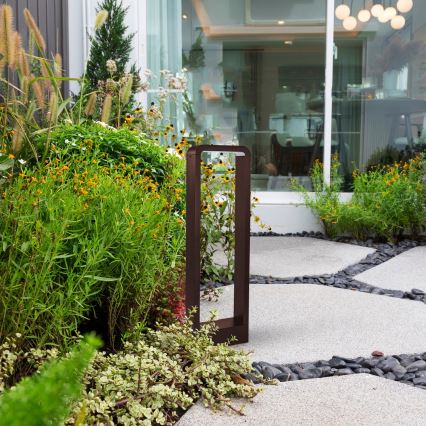 Brilagi - LED utomhuslampa BARI LED/7W/230V 3000/4000/6000K brun IP54 50 cm