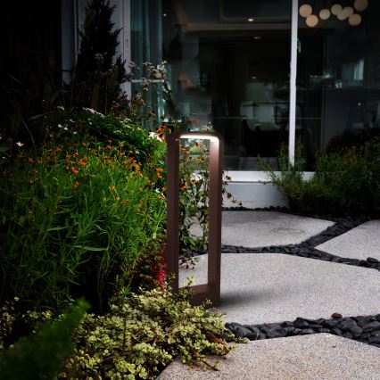 Brilagi - LED utomhuslampa BARI LED/7W/230V 3000/4000/6000K brun IP54 50 cm