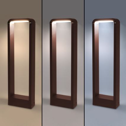 Brilagi - LED utomhuslampa BARI LED/7W/230V 3000/4000/6000K brun IP54 50 cm