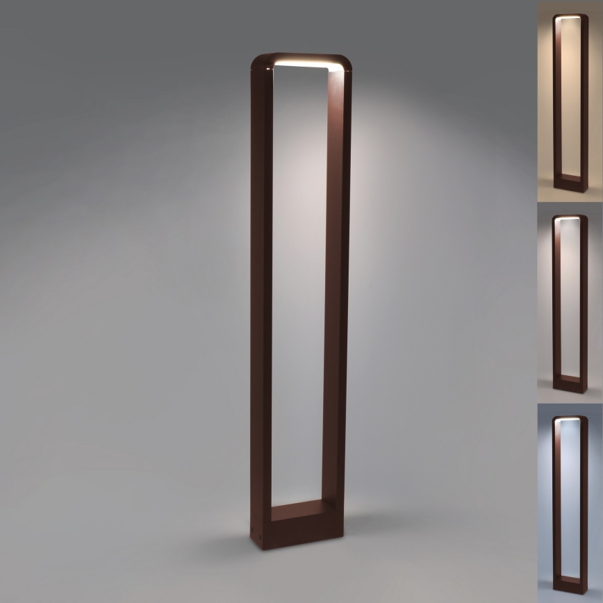 Brilagi - LED utomhuslampa BARI LED/7W/230V 3000/4000/6000K brun IP54 80 cm