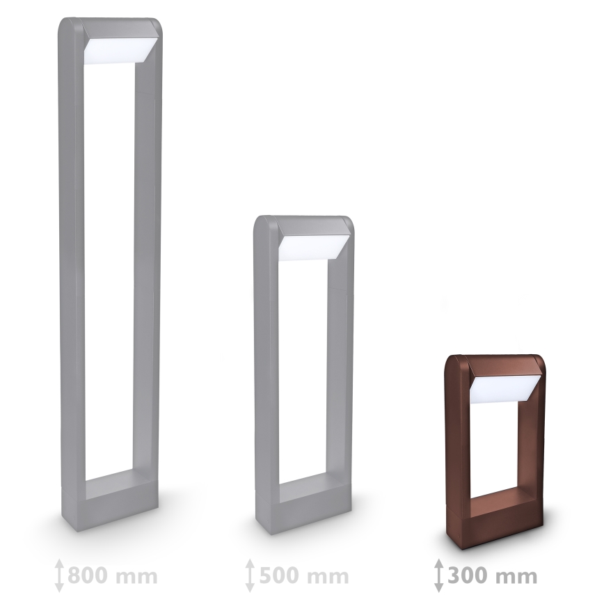 Brilagi - LED-utomhuslampa CROTONE LED/7W/230V brun IP54 30 cm