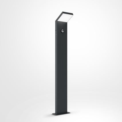 Brilagi - LED utomhuslampa med sensor RIANO LED/8W/230V antracit IP65