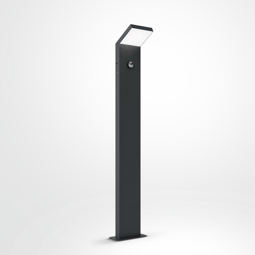 Brilagi - LED utomhuslampa med sensor RIANO LED/8W/230V antracit IP65